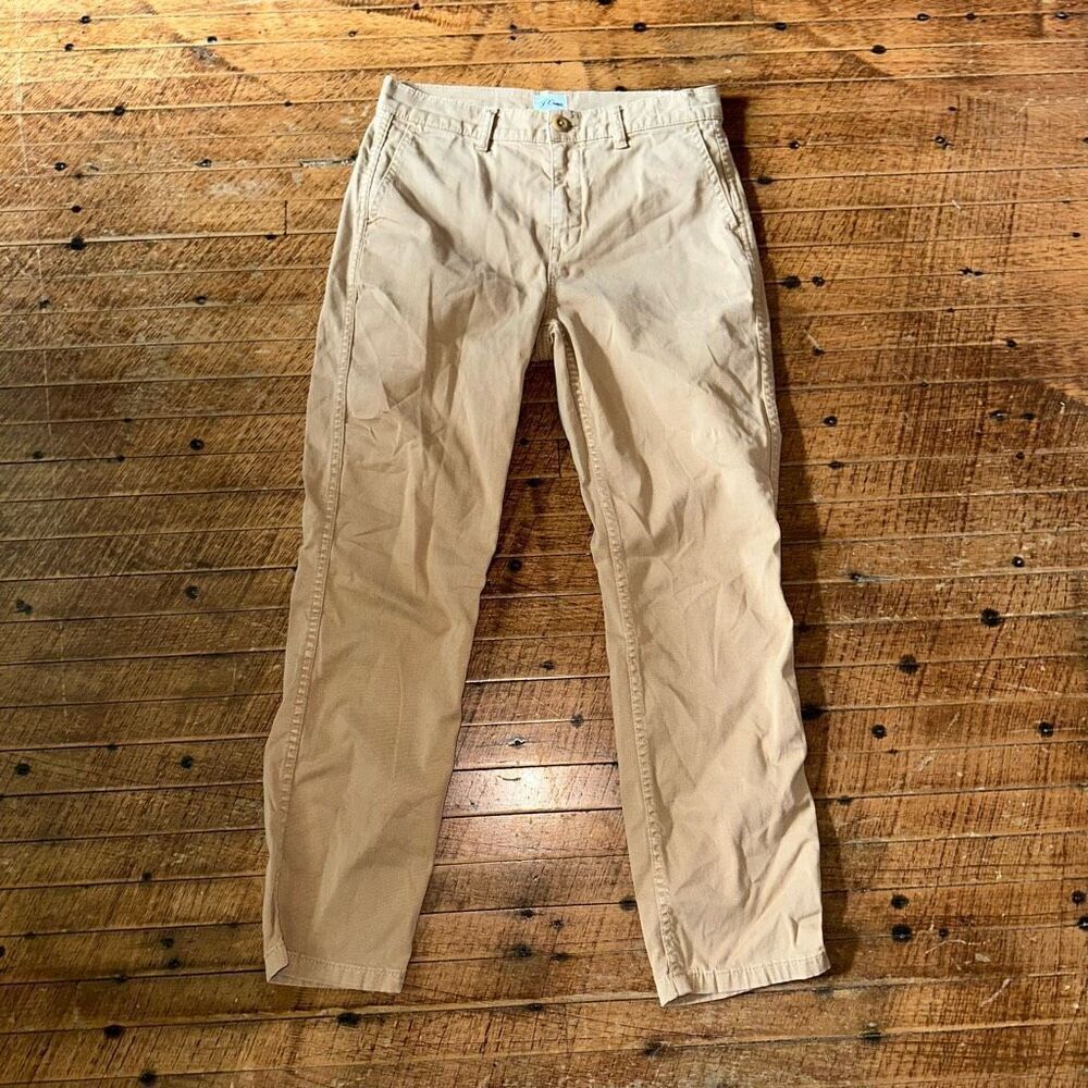 J. Crew Factory Straight Leg Pants in Khaki